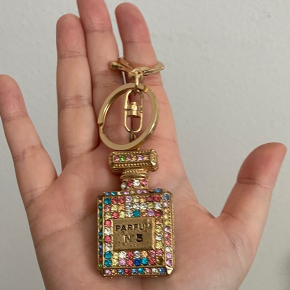 unbranded Accessories - Gold Multicolor Key & Card Holder